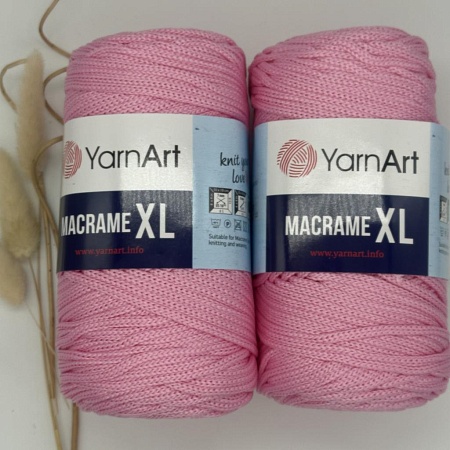 Пряжа Macrame XL 147 розовый