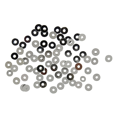 Творчество Пайетки плоские 3 мм 10 г. (1 серебро)