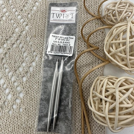 Спицы для вязания Спицы съёмные 8 см 5.5 мм, металл