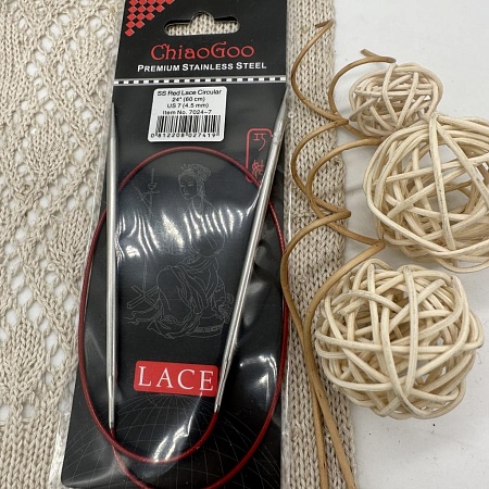 Спицы для вязания ChiaGoo спицы круговые металл 4,5 мм 60 см