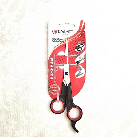 Принадлежности для шитья и рукоделия Ножницы парикмахерские с усилителем и комбинированными ручками 170 мм