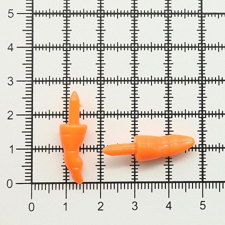 Аксессуары для кукол 2AR233 Носик-морковка 18мм, без крепления. Цена за 1 шт