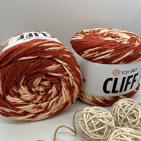 Пряжа YarnArt Cliff 8311 персик - терракот