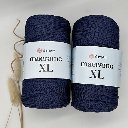 Пряжа Yarn Art Macrame XL 162 синий