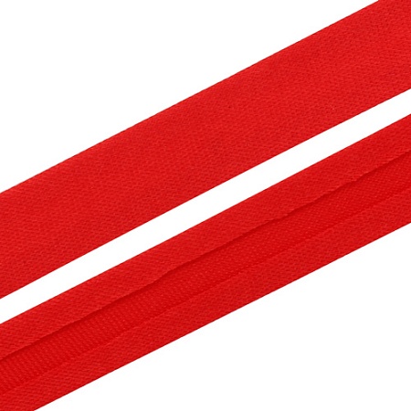 Текстильная галантерея Косая бейка 15мм 0000-1500 (6065/2077 красный) Цена указана за 10см
