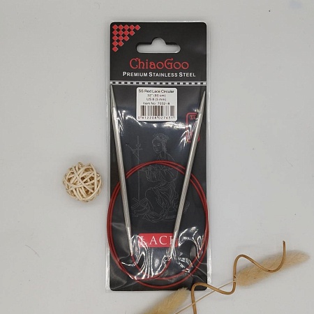 Спицы для вязания ChiaGoo спицы круговые металл 5 мм 80 см