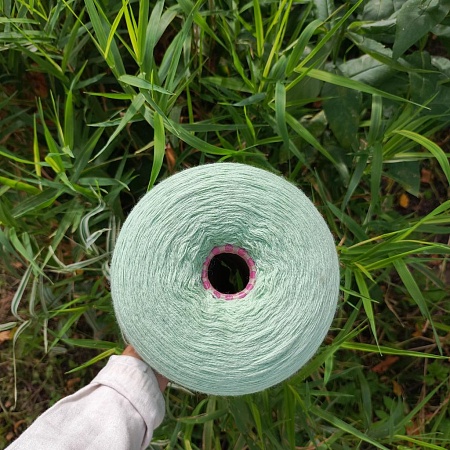 Пряжа в бобинах Harmony 2/30/ Цвет Mint (мята). Цена указана за 10гр.