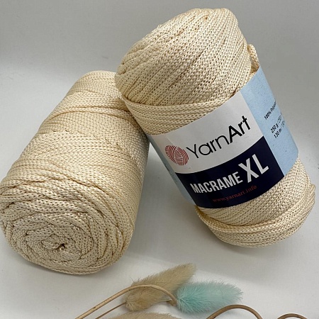 Пряжа Yarn Art Macrame XL 165 кремовый