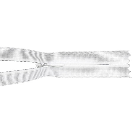 Принадлежности для шитья и рукоделия Молния пот. Т3 - 25 см (501 белый, 101 белый)