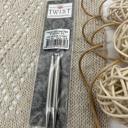 Спицы для вязания Спицы съёмные 8 см 6.5 мм, металл