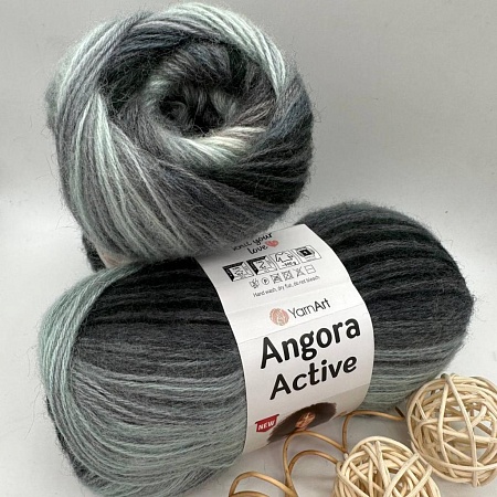 Пряжа Angora Active 840 серый