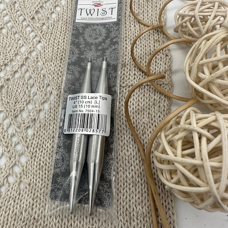 Спицы для вязания Спицы съёмные 10 см 10 мм, металл