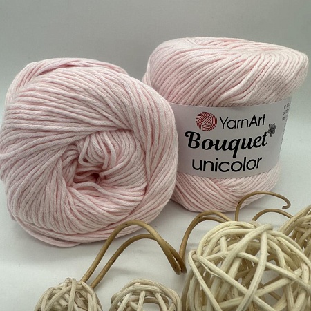 Пряжа Yarn art Bouquet Unicolor 3210 нежно-розовый