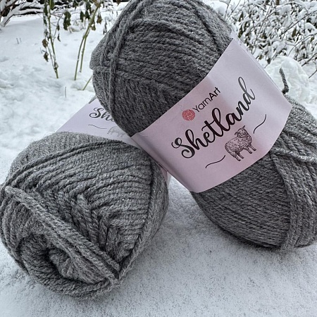 Пряжа Пряжа YarnArt Shetland 531 т. серый