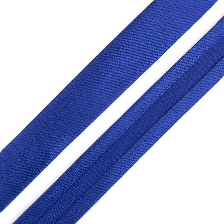 Текстильная галантерея Косая бейка 15мм 0000-1500 (6118/2177 сине-фиолетовый) Цена указана за 10см