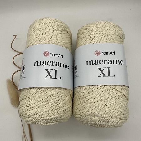 Пряжа Yarn Art Macrame XL 137 молочный