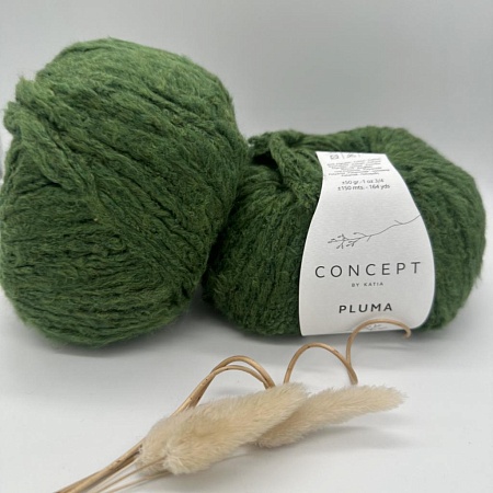 Пряжа Pluma 087 зеленый
