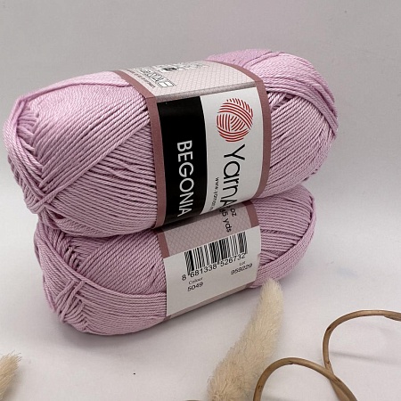 Пряжа Begonia 5049 розово-сиреневый