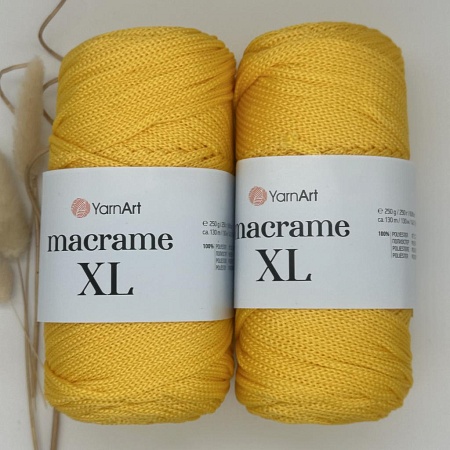 Пряжа Macrame XL 142 желтый