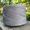 Пряжа в бобинах Loro Piana лен серый