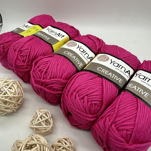 Пряжа Creative 243 малиновый