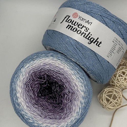 Пряжа FLOWERS MOONLIGHT 3264