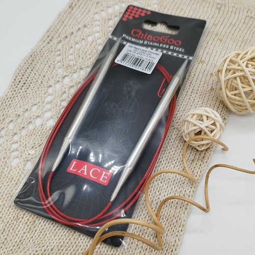 Спицы для вязания ChiaoGoo спицы круговые металл 7,5 мм 100 см