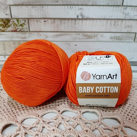Пряжа YarnArt Baby cotton 421