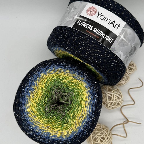 Пряжа FLOWERS MOONLIGHT 3250