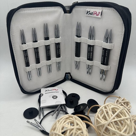 Спицы для вязания Набор Knit Pro Special Set Karbonz съемных спиц 10см/4&quot;