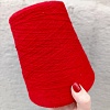 Пряжа в бобинах Biagioli Modesto Cashmere цвет 200580 Bacca (красный). Цена за 10гр
