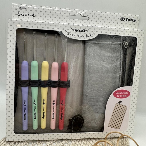 Крючки для вязания Набор крючков Bead Crochet (0.9мм-1,75мм)