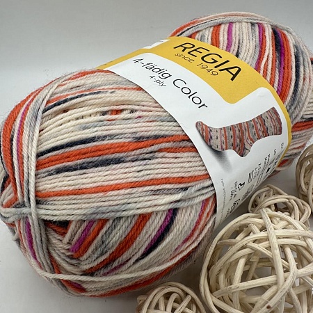 Пряжа Regia 4 - fadig Color 04090