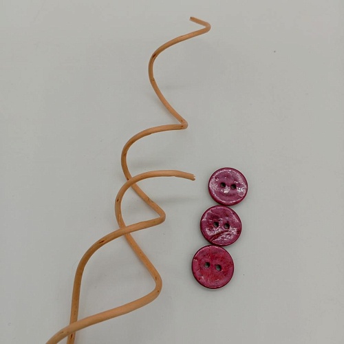 Пуговицы Пуговицы CONCEPT, размер 24, кокос, цвет COL.11 розовый