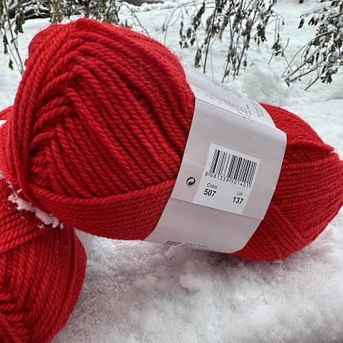 Пряжа Shetland 507 красный