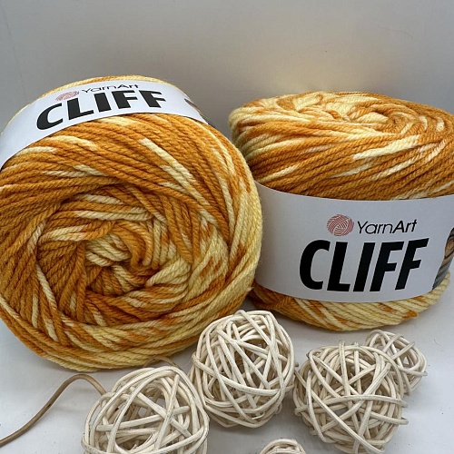 Пряжа YarnArt Cliff 8303 желтый