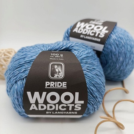 Пряжа PRIDE Wool Addicts 1090.0021 джинсовый меланж