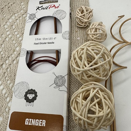 Спицы для вязания Ginger спицы круговые 3,75 мм 120 см