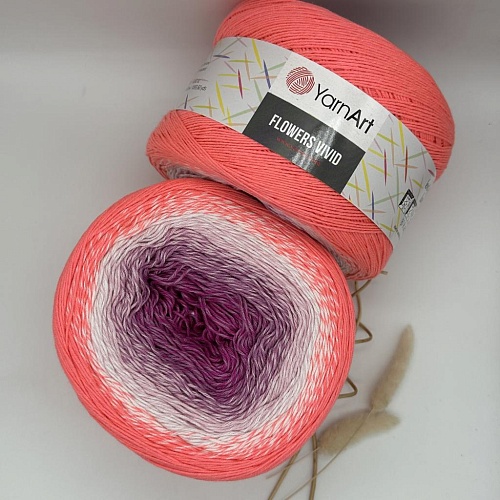 Пряжа Yarn art Flowers Vivid 511
