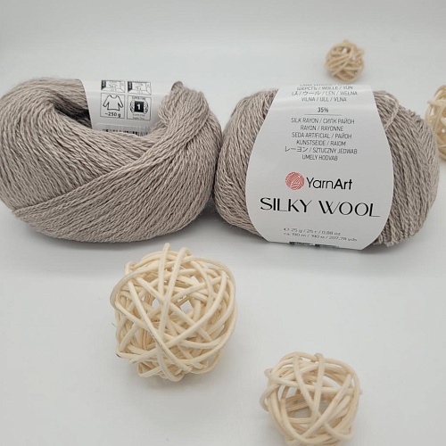 Пряжа Silky Wool 348