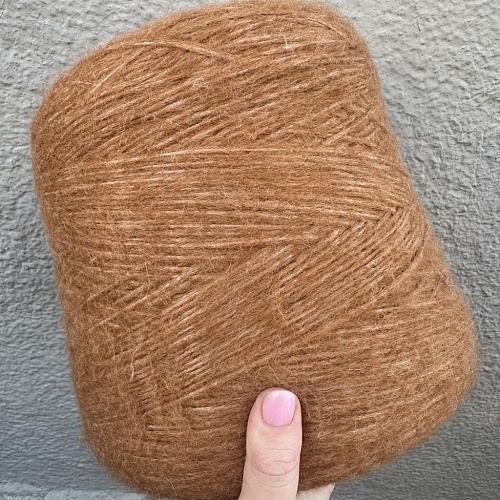 Пряжа в бобинах Puno 7767 caramello