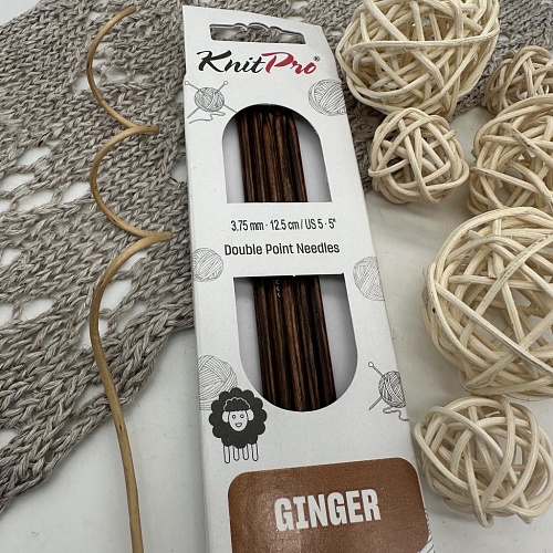 Спицы для вязания Ginger спицы чулочные 3.75 мм 12,5 см