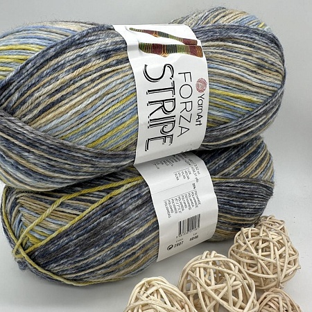 Пряжа Yarn Art Forza Stripe 2807