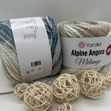 Пряжа Alpine Angora Melange 6408