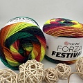 Пряжа Forza Festival 2917 неоновая радуга
