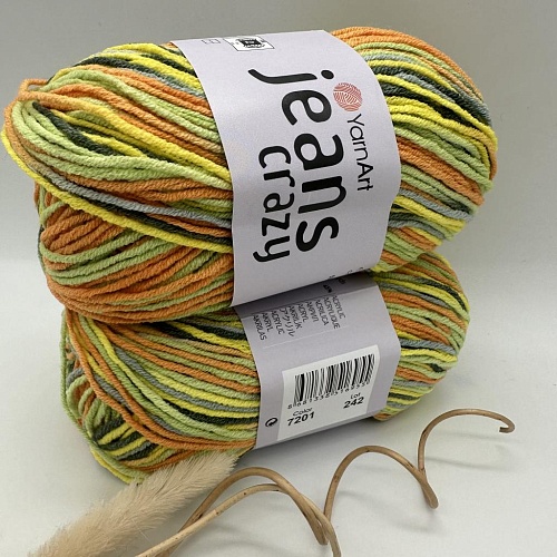 Пряжа Jeans Crazy 7201