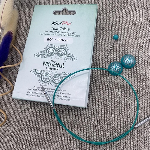 Спицы для вязания 36617 тросик Mindful 126 см