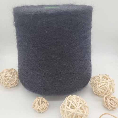 Пряжа в бобинах Aurora NERO. Цена указана за 10гр.