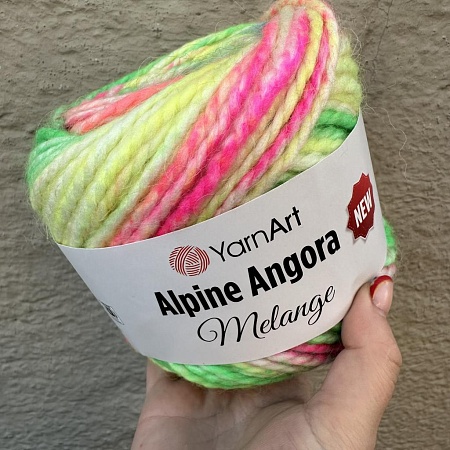 Пряжа Alpine Angora Melange 6416