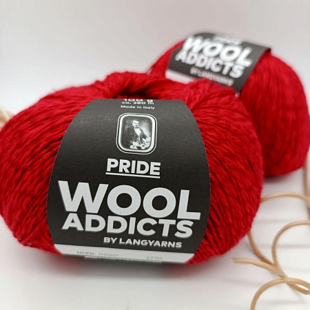 Пряжа PRIDE Wool Addicts 1090.0060 тем красный